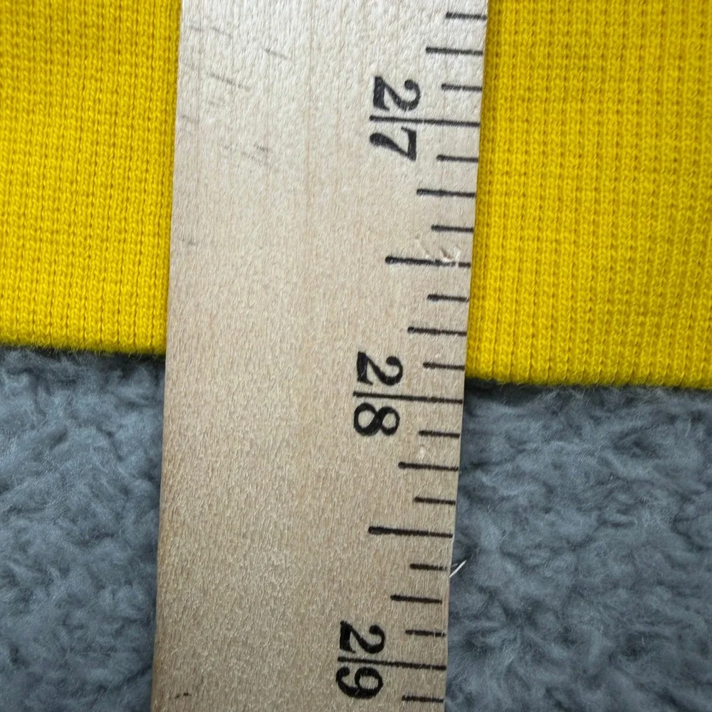 Lululemon City Sweat Pullover Hoodie‎ Mens L Yellow Raglan Sleeve Performance